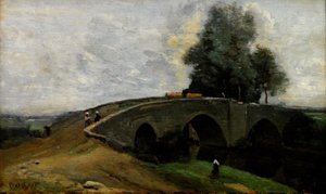 古い橋 作： Jean Baptiste Camille Corot