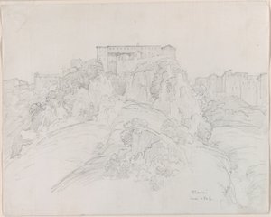 ナルニの眺め 作： Jean Baptiste Camille Corot