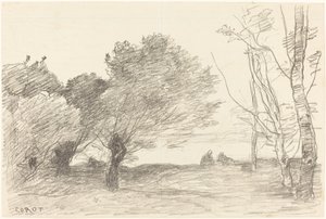 ヤナギと白いポプラ Saules et peupliers blancs, 1871.