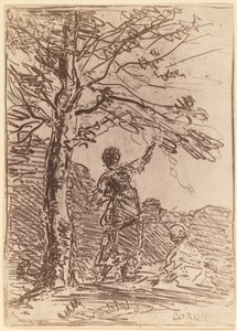 若い女と死 作： Jean Baptiste Camille Corot