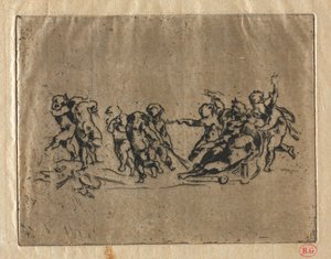 子供とチャリオットとバカナル 作： Jean Baptiste Carpeaux