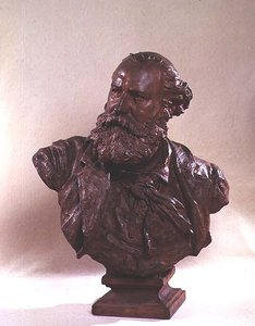 シャルル・グノー（1818-93）の胸像 1874年頃（ブロンズ 作： Jean Baptiste Carpeaux
