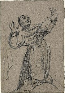 腕を上げた土下座姿 作： Jean Baptiste Carpeaux