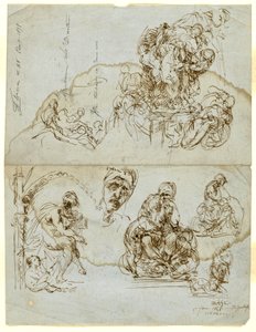 ウゴリーノグループのための研究を含む未完成の手紙 作： Jean Baptiste Carpeaux