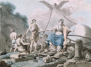 奴隷解放の寓意 作： Jean Baptiste Chapuy
