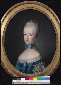 ジョセフデュクルー（1735-1802）1770年の絵画後のマリーアントワネットデハブスブールロレーヌ（1750-93）の肖像 作： Jean Baptiste Charpentier