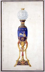 磁器ランプのデザイン 作： Jean Baptiste Dedeban