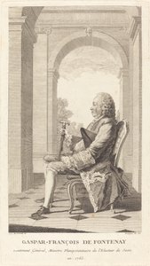 ガスパル・フランソワ・ド・フォントネー 作： Jean Baptiste Delafosse, after Louis de Carrogis, called Carmontelle