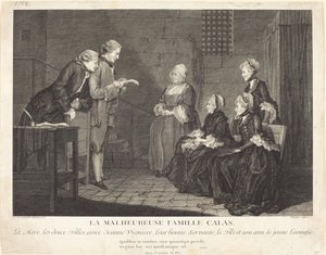 不幸なカラス一家 作： Jean Baptiste Delafosse, after Louis de Carrogis, called Carmontelle