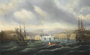 セヴァストポリ包囲戦、1856～1857年頃 作： Jean Baptiste Durand Brager
