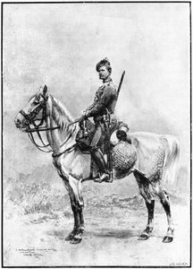 ロシアの警備員、1892年。 作： Jean Baptiste Edouard Detaille
