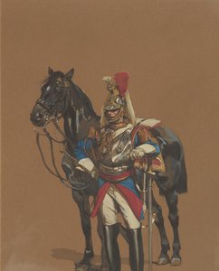 キュラシエ、1872年。 作： Jean Baptiste Edouard Detaille
