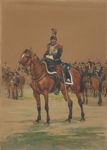 1872年、フランスのキュイラッシェ。 作： Jean Baptiste Edouard Detaille