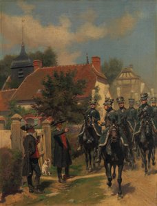 Gendarmes d Ordonnance、1894。 作： Jean Baptiste Edouard Detaille