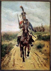 ヴァンガードポイント、第9ハッサーズ 作： Jean Baptiste Edouard Detaille