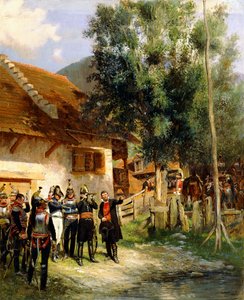 オリエンテーション、1895 作： Jean Baptiste Edouard Detaille
