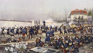 シャンピニーの防衛 作： Jean Baptiste Edouard Detaille