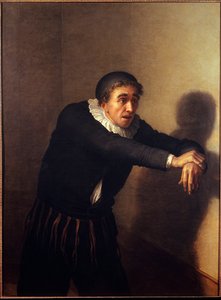ハルパゴン役のグランメスニル 1790年、モリエールの戯曲『L