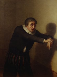 「The Miser」のHarpagonとしての俳優Grandmesnil（fl.1790） 作： Jean Baptiste Francois Desoria