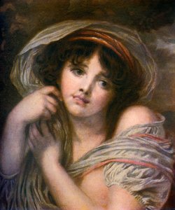 少女、18世紀後半、1912年。 作： Jean Baptiste Greuze