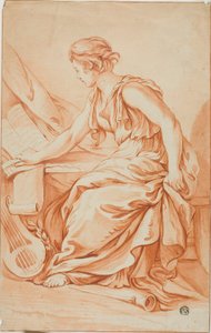 オイレルペまたはクリオ 作： Jean Baptiste Greuze