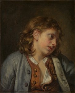 少年の頭、1763年。 作： Jean Baptiste Greuze
