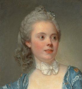 女性の肖像、1765年頃 作： Jean Baptiste Greuze