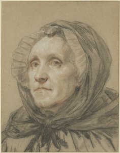 画家の母の肖像 作： Jean Baptiste Greuze