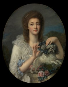 ヴァルヴァーラニコラエフナガガリーナ王女（1762〜1802年）、1780〜82年頃 作： Jean Baptiste Greuze