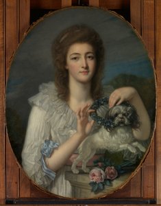 王女ヴァルヴァラ・ニコラエヴナ・ガガリーナ 1762-1802年 1780-82年頃 作： Jean Baptiste Greuze