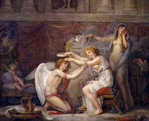 プシュケクラウニングラブ 作： Jean Baptiste Greuze
