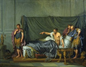 1769年、彼を暗殺したかったために息子のカラカラを非難したセウェルス皇帝 作： Jean Baptiste Greuze