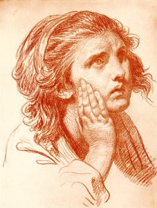不明な画像 作： Jean Baptiste Greuze