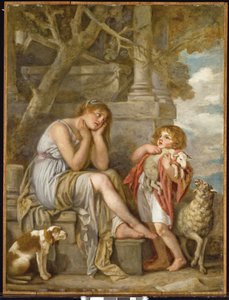 「シェリーラム、1780年代 作： Jean Baptiste Greuze