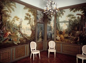 ジャン・バティスト・ヒュエ（1745-1811）が実現したサロン・ディアトーの内観 作： Jean Baptiste Huet