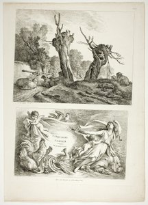 プレート 25/38 から Oeuvres de J. B. Huet 作： Jean Baptiste Huet