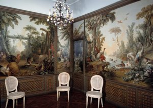 ジャン・バティスト・ユエ（1745-1811）が装飾したドゥマルトーの居間の様子 作： Jean Baptiste Huet