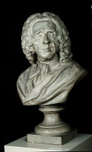 ベルナールの胸像ルブーヴィエドフォンテネル（1657-1757） 作： Jean Baptiste II Lemoyne