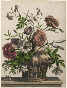 マリーゴールド、一輪のアネモネ、ジャスミン… 作： Jean Baptiste I Monnoyer