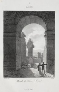 1822年のイタリア旅行 作： Jean Baptiste Isabey