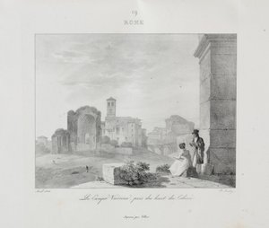 1822年のイタリア旅行 作： Jean Baptiste Isabey