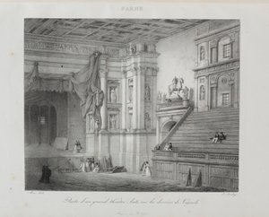 1822年、1833年のイタリア旅行。 作： Jean Baptiste Isabey