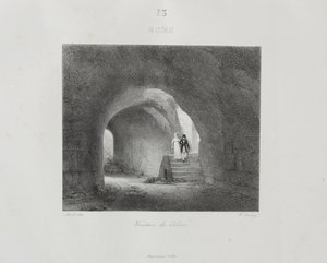 1822年、1833年のイタリア旅行。 作： Jean Baptiste Isabey