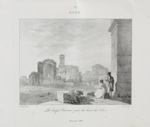 1822年、1833年のイタリア旅行。 作： Jean Baptiste Isabey