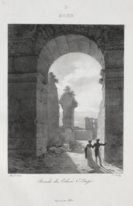 1822年、1833年のイタリア旅行。 作： Jean Baptiste Isabey
