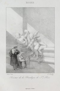 1822年、1833年のイタリア旅行。 作： Jean Baptiste Isabey