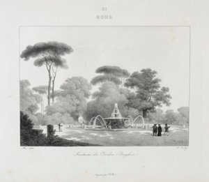 1822年、1833年のイタリア旅行。 作： Jean Baptiste Isabey
