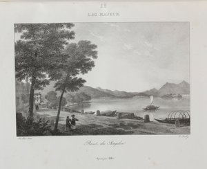 1822年、1833年のイタリア旅行。 作： Jean Baptiste Isabey