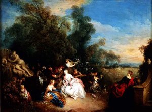 国のリラクゼーション 作： Jean Baptiste Joseph Pater