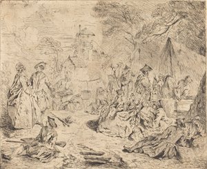 軍隊の休息 作： Jean Baptiste Joseph Pater